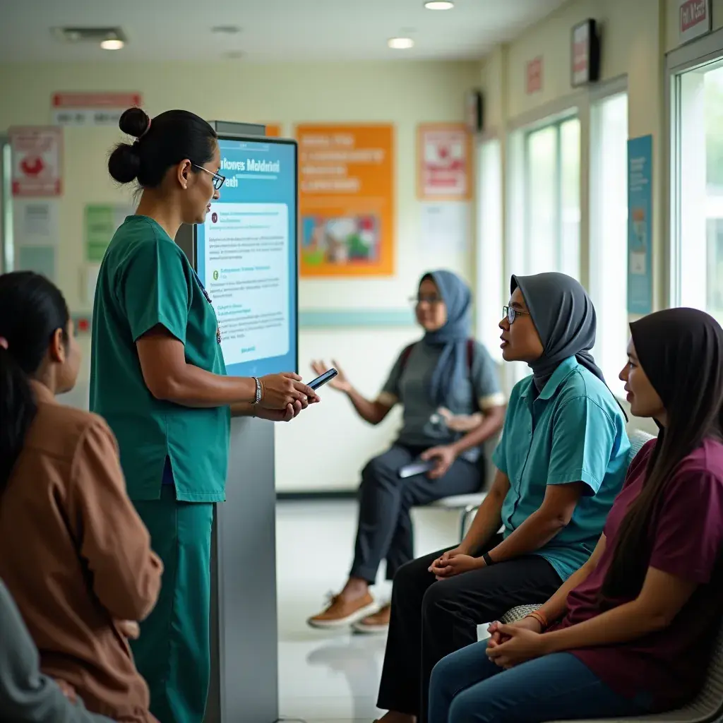 Modern office environment